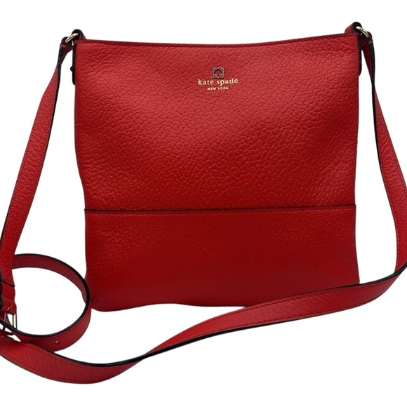 Kate Spade Vibrant Red Crossbody Bag - Picture 1 of 16
